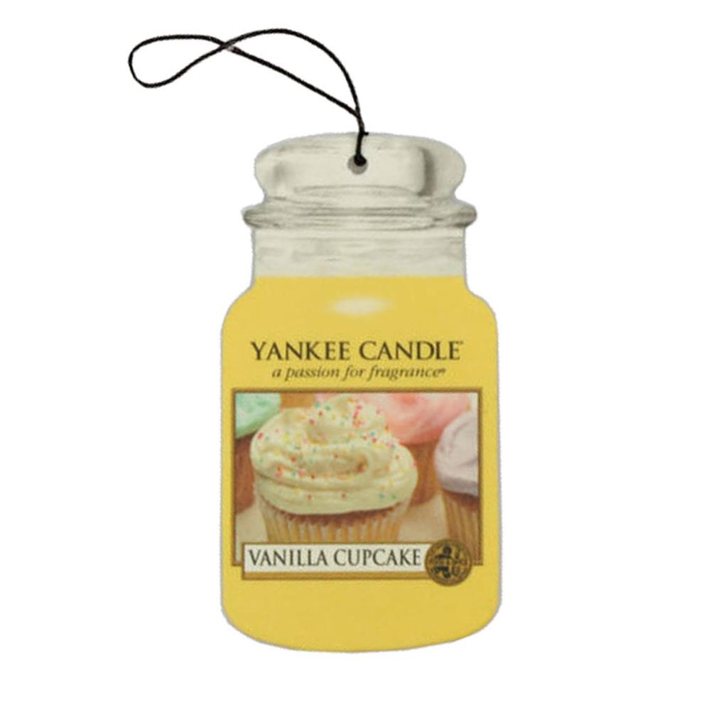 Yankee Candle Vanilla Cupcake Car Jar Air Freshener £2.39